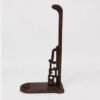 Japanese-Inspired Wooden Display Stand for Collectible Art & Home Decor