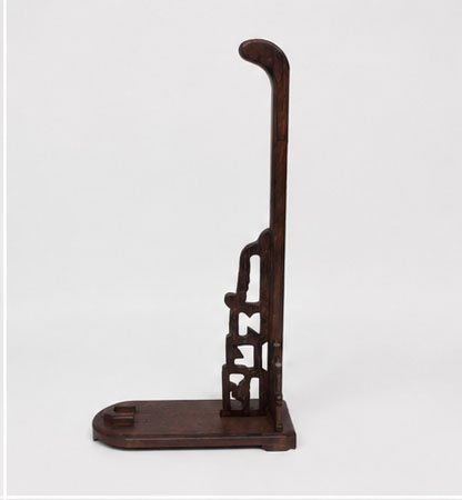 2 Japanese-Inspired Wooden Display Stand for Collectible Art & Home Decor