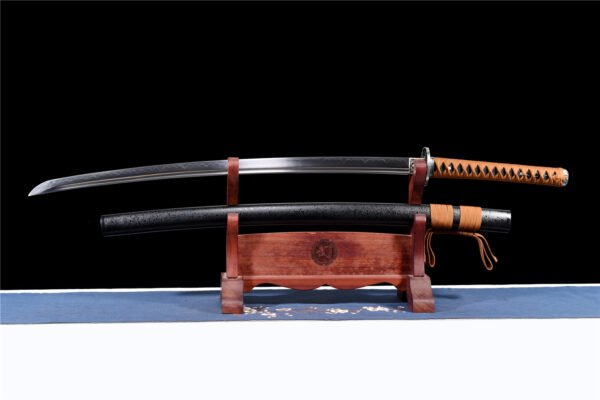Samurai-Inspired Metal Decorative Blade Sculpture for Home & Office Display