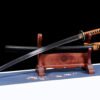 Samurai-Inspired Metal Decorative Blade Sculpture for Home & Office Display