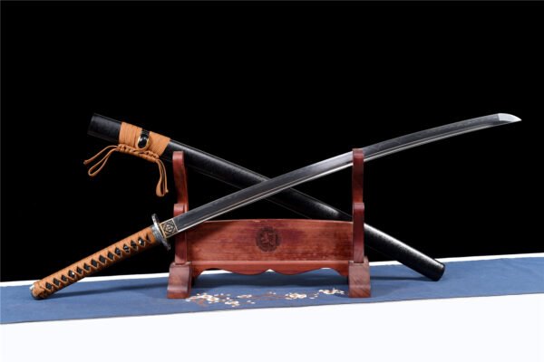 Samurai-Inspired Metal Decorative Blade Sculpture for Home & Office Display