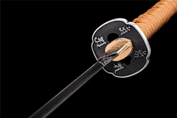 Samurai-Inspired Metal Decorative Blade Sculpture for Home & Office Display