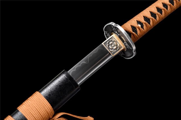 Samurai-Inspired Metal Decorative Blade Sculpture for Home & Office Display