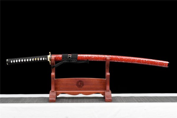 Japanese-Inspired Long Decorative Blade Display Piece for Wall Interior Design