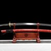 Japanese-Inspired Long Decorative Blade Display Piece for Wall Interior Design