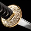 Japanese-Inspired Long Decorative Blade Display Piece for Wall Interior Design