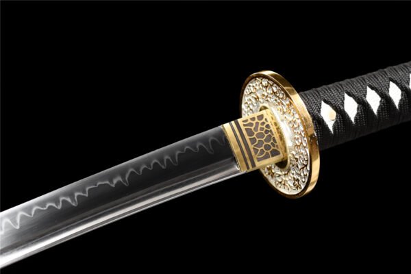 Japanese-Inspired Long Decorative Blade Display Piece for Wall Interior Design