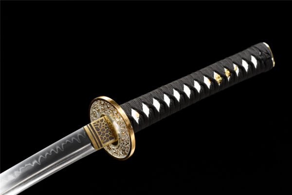 Japanese-Inspired Long Decorative Blade Display Piece for Wall Interior Design