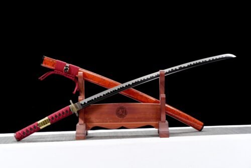 20260630_163600_055 Premium Japanese Style Samurai Decorative Metal Blade Collectible Sculpture