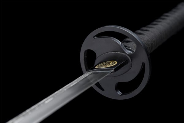 Samurai Style Decorative Metal Blade Sculpture for Modern Home Decor