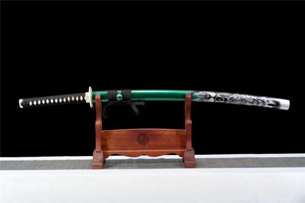Minimalist Japanese Samurai-Inspired Decorative Blade for Interior Styling