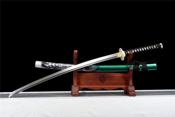 Minimalist Japanese Samurai-Inspired Decorative Blade for Interior Styling