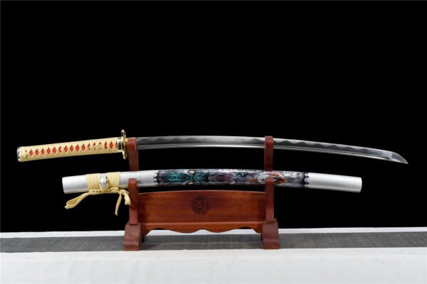 Japanese Style Decorative Blade Sculpture for Living Room Accent Decor
