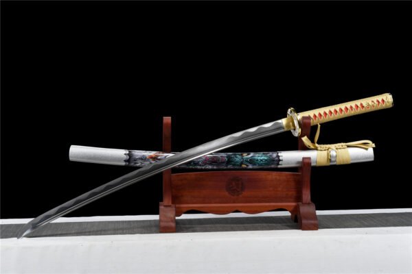 Japanese Style Decorative Blade Sculpture for Living Room Accent Decor