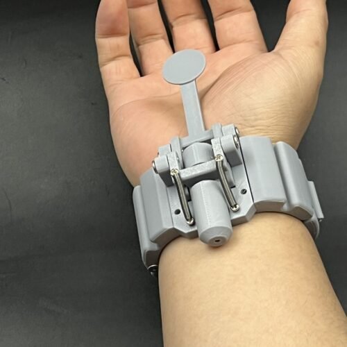 C (4) Hidden Wrist Assassin Cosplay Prop – 3D Printed Wearable Fantasy Gadget